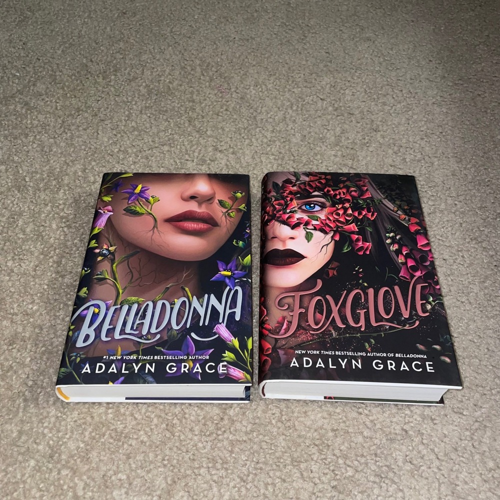 Belladonna and Foxglove Hardcover Book Set by Adalyn Grace YA Gothic Fantasy